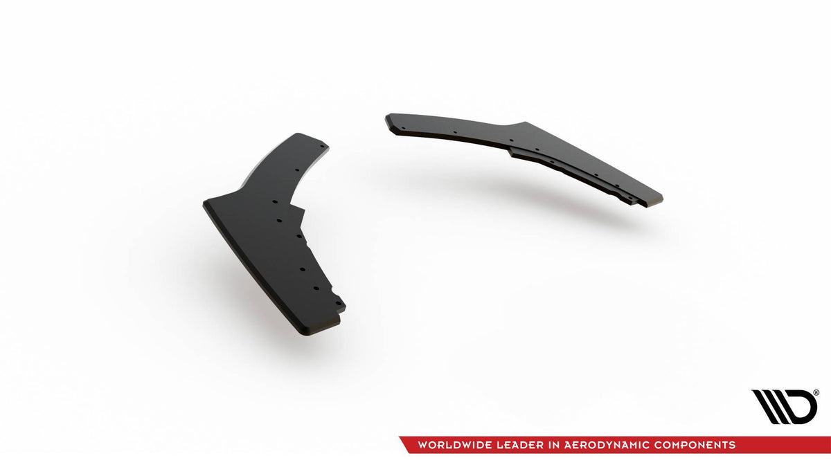 Sideflaps bak BMW 1 F20 M-Pakke M140I V.2 i detaljvisning som viser montering og passform