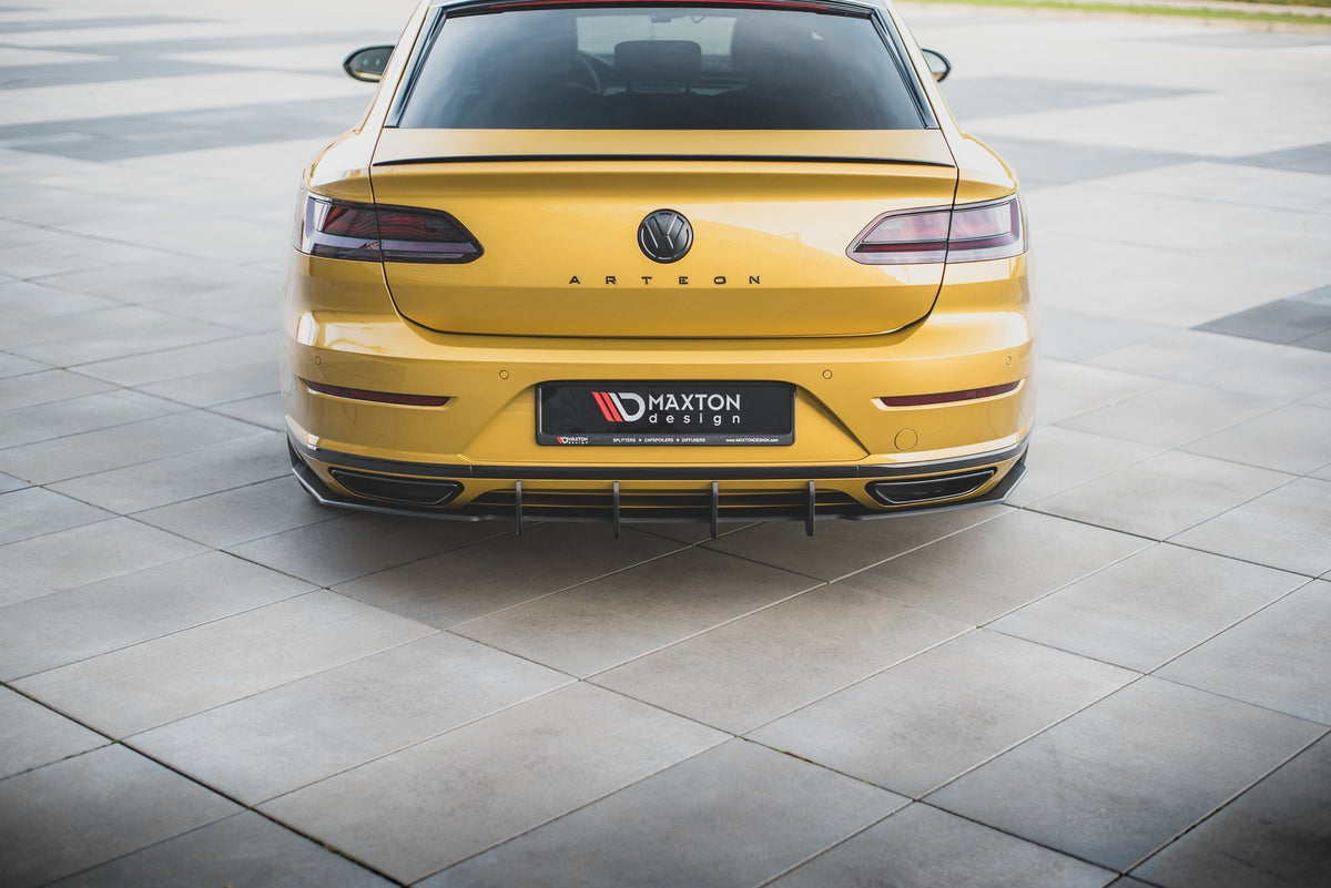 Street Pro diffuser til Volkswagen Arteon R-Line Mk1 i matt sort ABS-plast