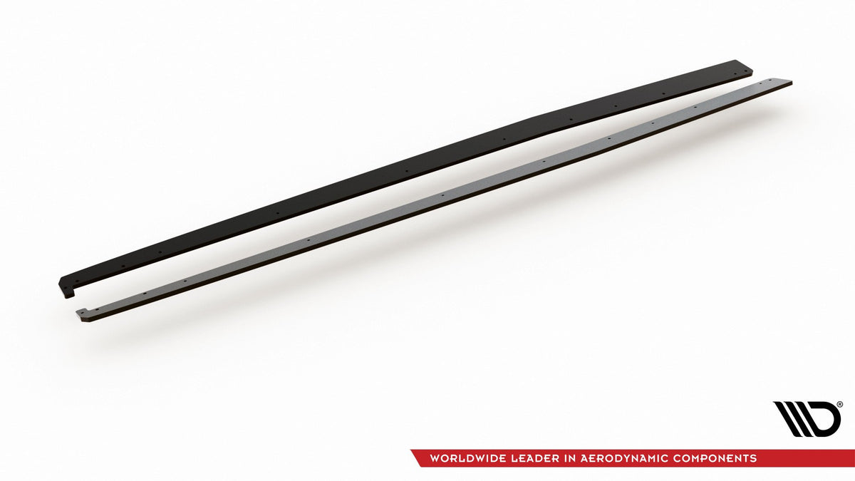 Street Pro Sideskjørt Diffusorer Audi RS3 8V Sportback 10mm - AURS38VCNC-SD2B