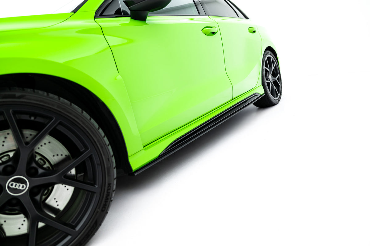 Sideskjørt diffuser i 10 mm ABS-plast for Audi RS3 Sportback 8Y