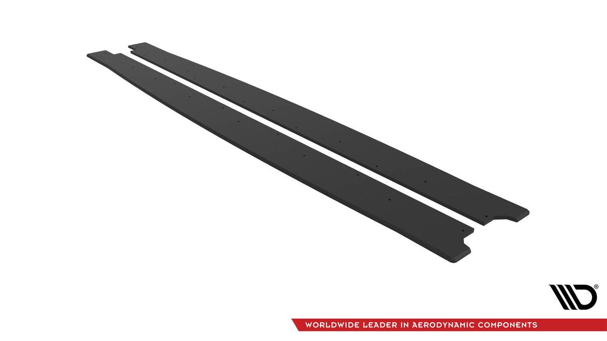 CNC-frest ABS sidepanel-diffusor til Cupra Formentor MK1, detaljbilde av kantfinish