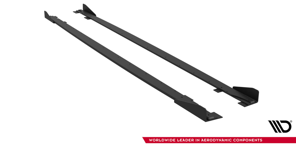 Street Pro Sideskjørt med Flaps Audi RS5 Sportback F5 V1 - AURS52SBCNC-SD1B+SF1G