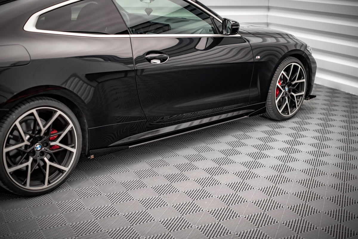Sideskjørt til BMW 4 M-Pakke M440i G22/G23 Facelift, forside