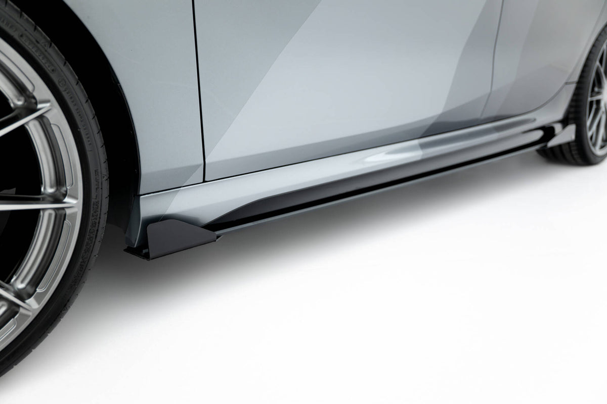 Street Pro sideskjørt diffusers i matt svart ABS til BMW M135i F70