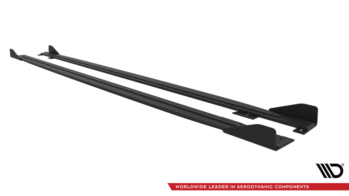 Sideskjørt Street Pro Kia ProCeed GT / Ceed GT Facelift med Flaps - KICE3FPROGTCNC-SD1B+SF1G