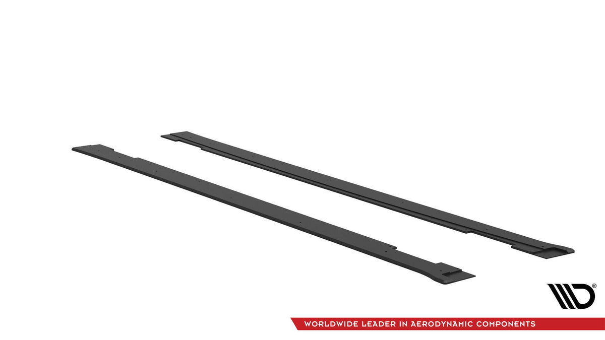 Maxton Design sideskjørt-diffuser for Kia Stinger MK1 i detaljbilde bakfra