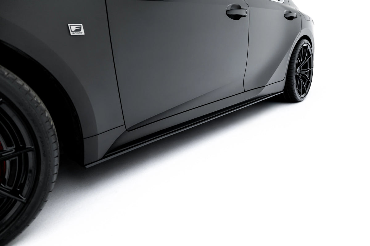 Street Pro sideskjørt til Lexus IS 500 i 10 mm ABS-plast, venstre og høyre side