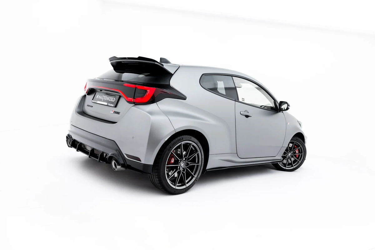 Sideskjørt diffusers til Toyota GR Yaris Mk4 Facelift i matt sort ABS-plast