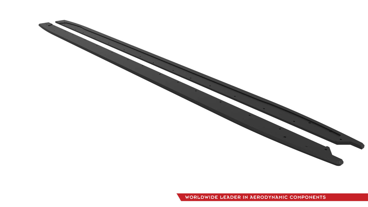 10 mm ABS sideskjørt diffusers til Audi A3 S-Line Sedan 8Y Facelift
