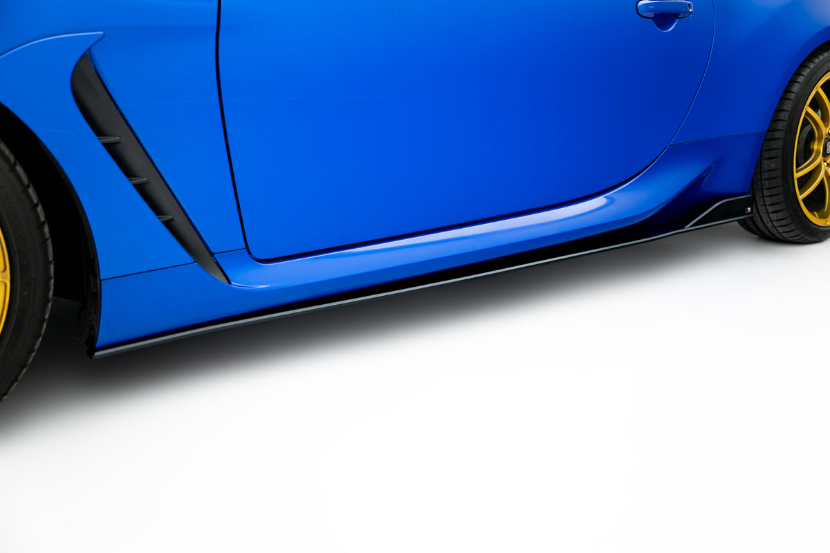 Sideskjørt diffusers til Subaru BRZ Mk2 i matt sort ABS-plast