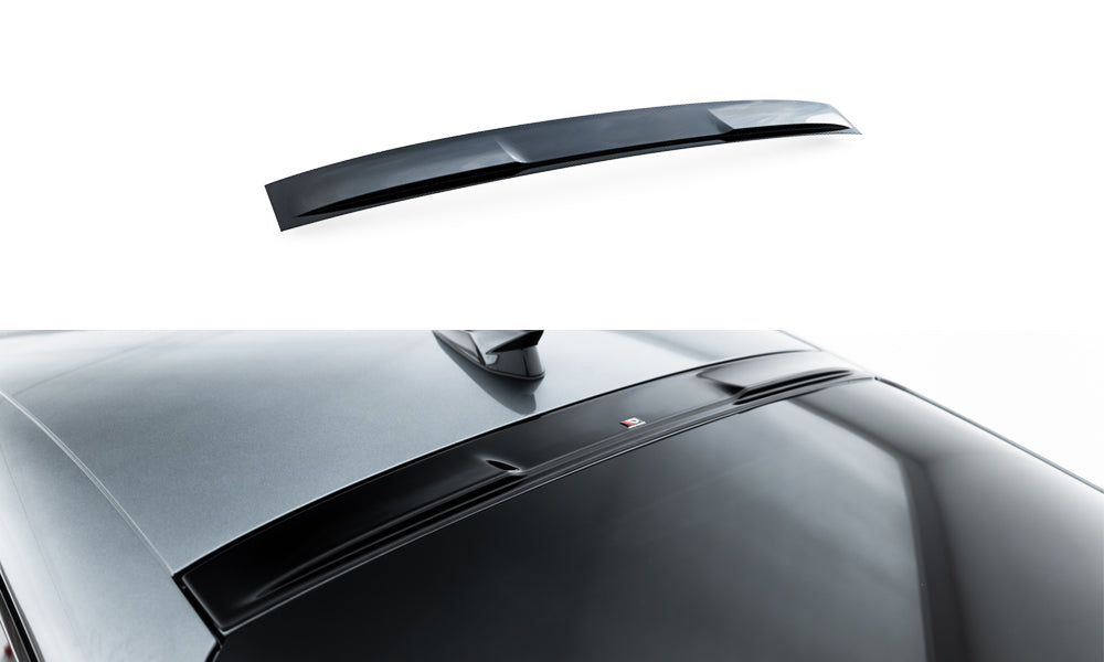 Spoiler cap for Audi A5 S-Line Sedan B10 fra Maxton Design, sett skrått bakfra