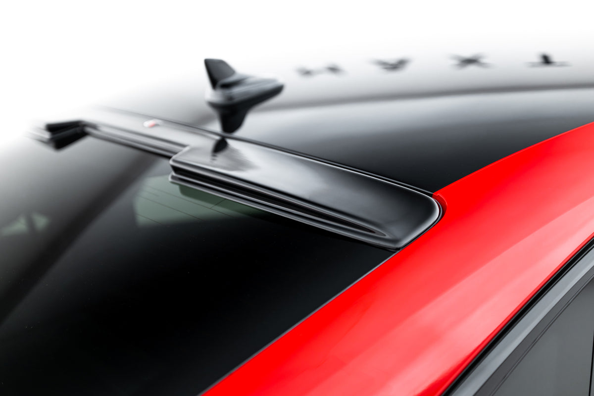 Bakrutespoiler i blank sort ABS til Audi RS3 Sedan 8Y Facelift