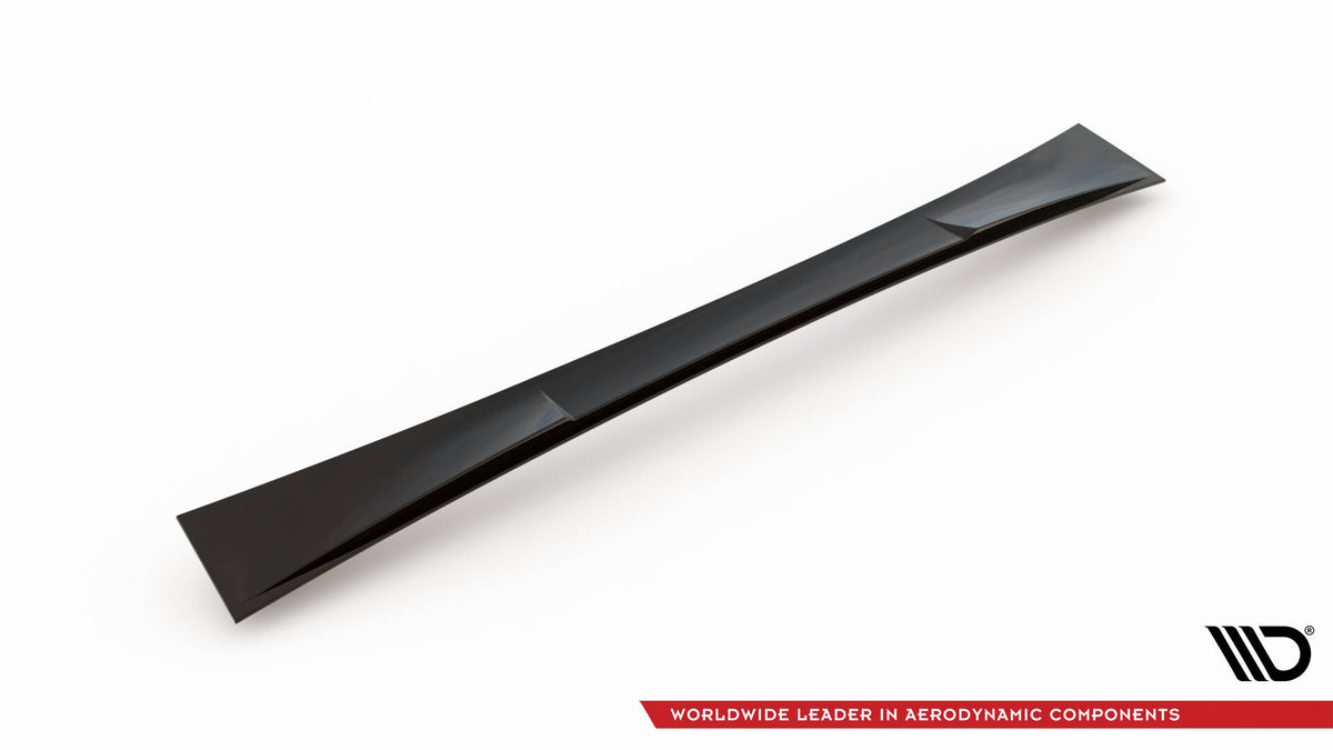 Takspoiler BMW M5 Sedan G90 sett ovenfra i blank sort finish