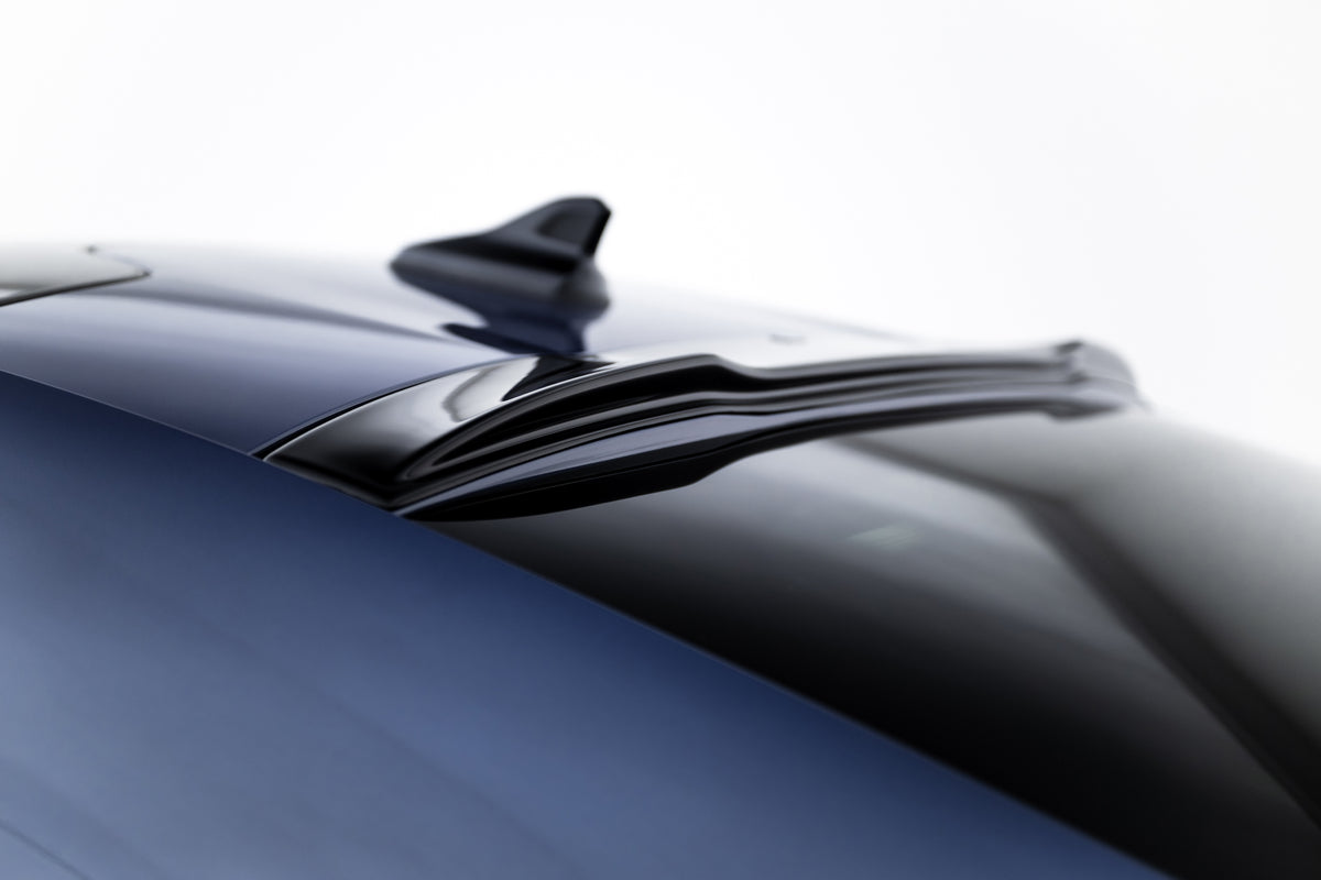 Detalj av ABS-hekkspoiler til Cupra Tavascan Mk1 fra Maxton Design