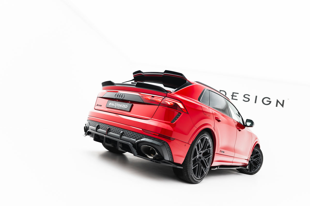 Øvre Spoiler Cap til Audi RSQ8 Mk1 Facelift sett bakfra
