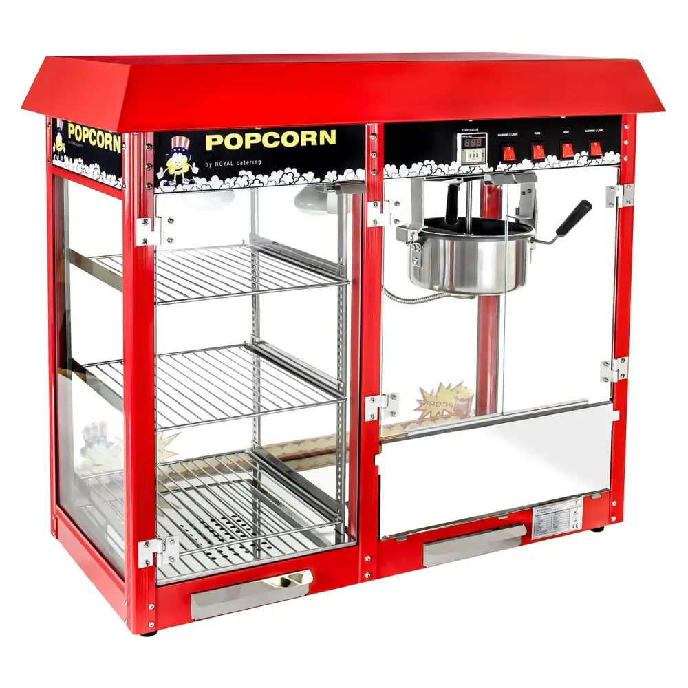 Popcornmaskin med Varmevindu fra Royal Catering