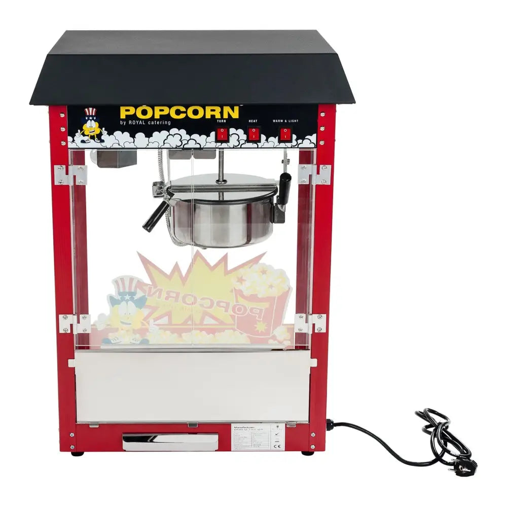 Popcornmaskin Teflon 4-5 Kg/t - Svart-tak