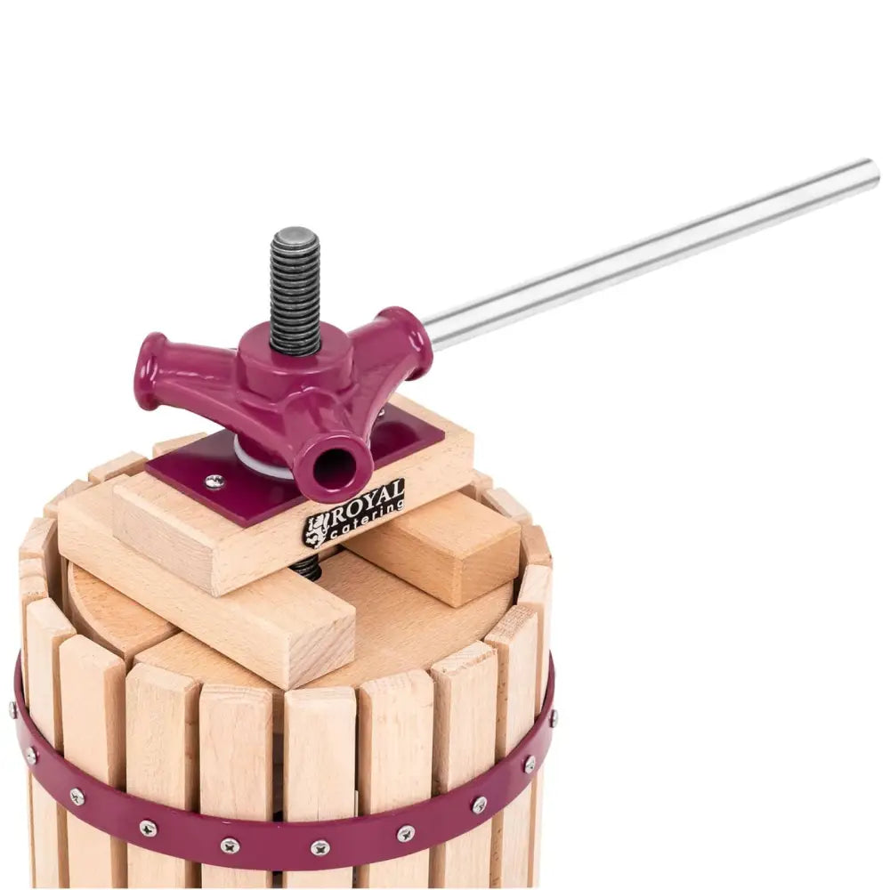 Press for Pressing Wine Juice From Fruits Manual Wooden + Filtration Bag 6l