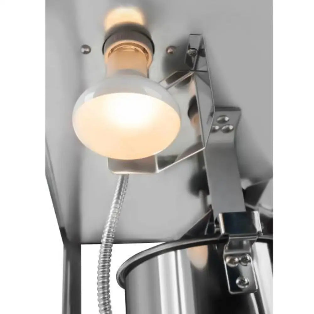 Profesjonell Effektiv Popcornmaskin på Vogn 230v 1.6kw Svart