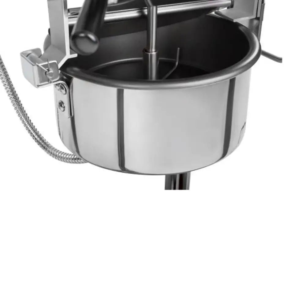 Profesjonell Effektiv Popcornmaskin på Vogn 230v 1.6kw Svart