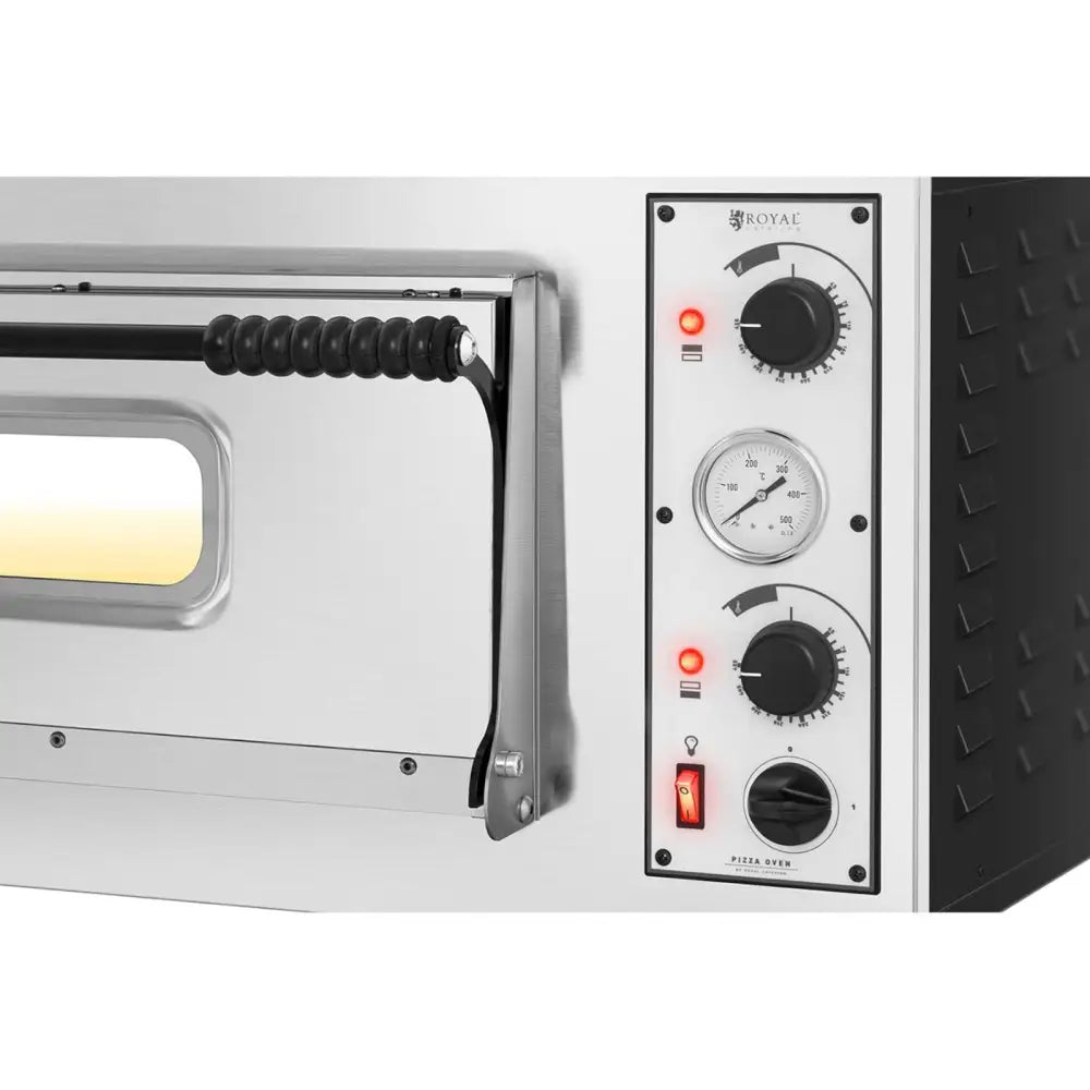 Profesjonell Elektrisk Pizzaovn Enkelrom 4 Pizzaer ø32 Cm 400v 4700w