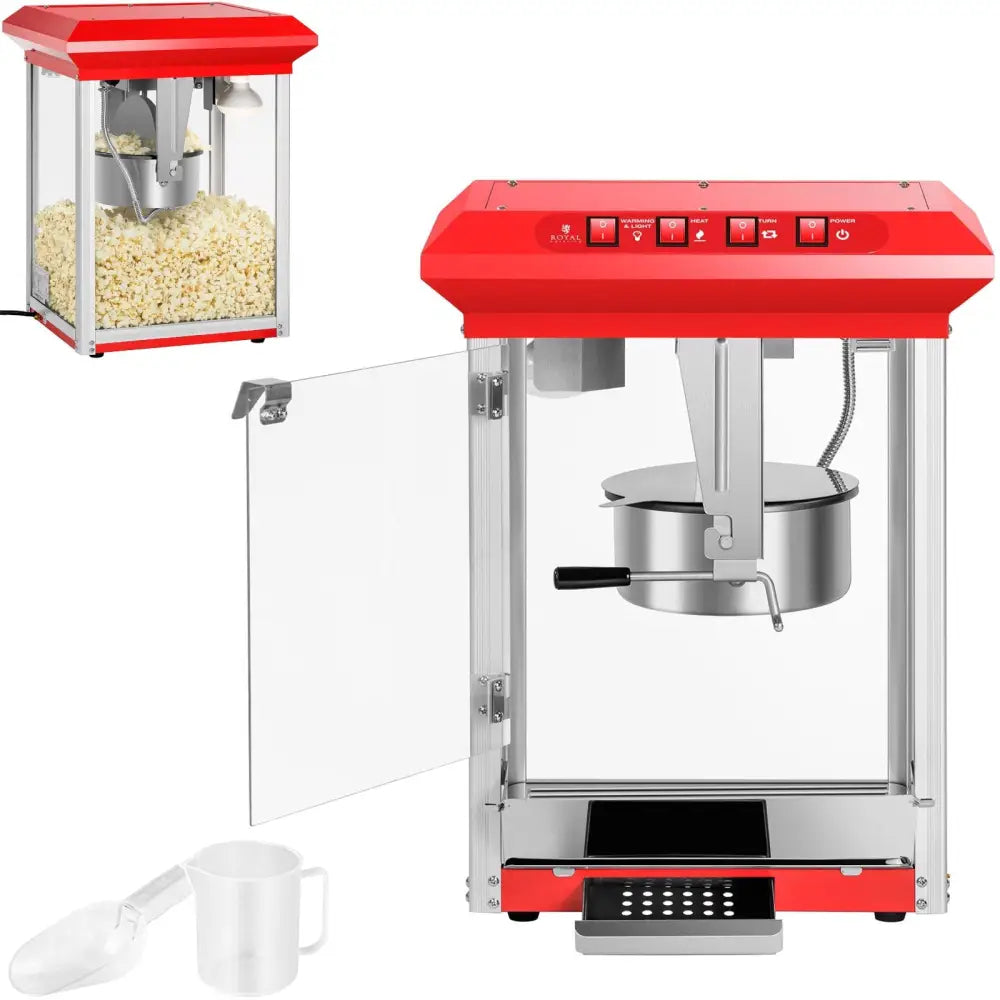 Profesjonell Høytytende Popcornmaskin 1325w Royal Catering Rcpr-1325