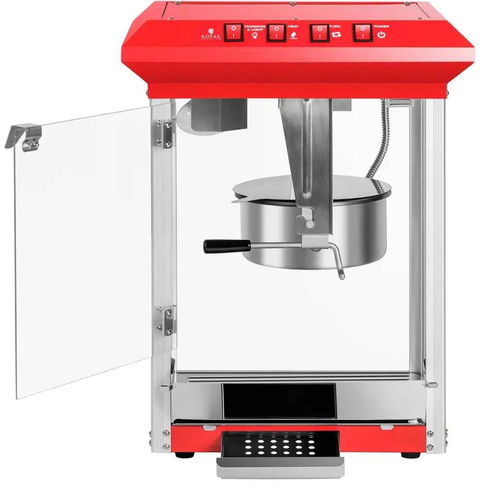 Profesjonell Høytytende Popcornmaskin 1325w Royal Catering Rcpr-1325