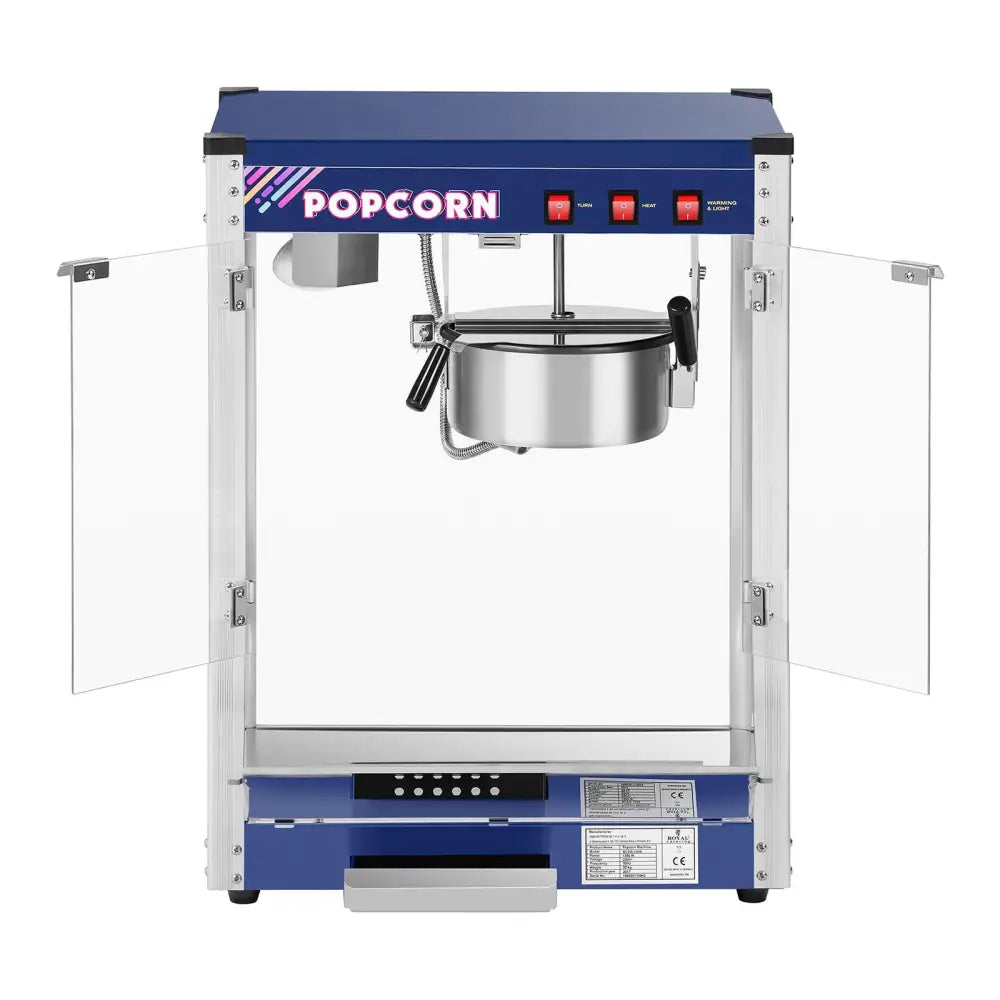 Profesjonell Popcornmaskin 1350w 8 Oz Royal Catering Rcpr-1350