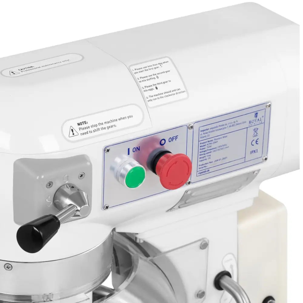 Prosessor med Lavendelbøtte 20 l 700 W.