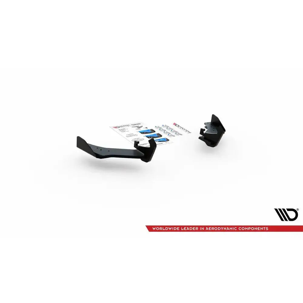 Racing Durability Rear Side Splitters + Flaps Vw Golf 7 r Facelift