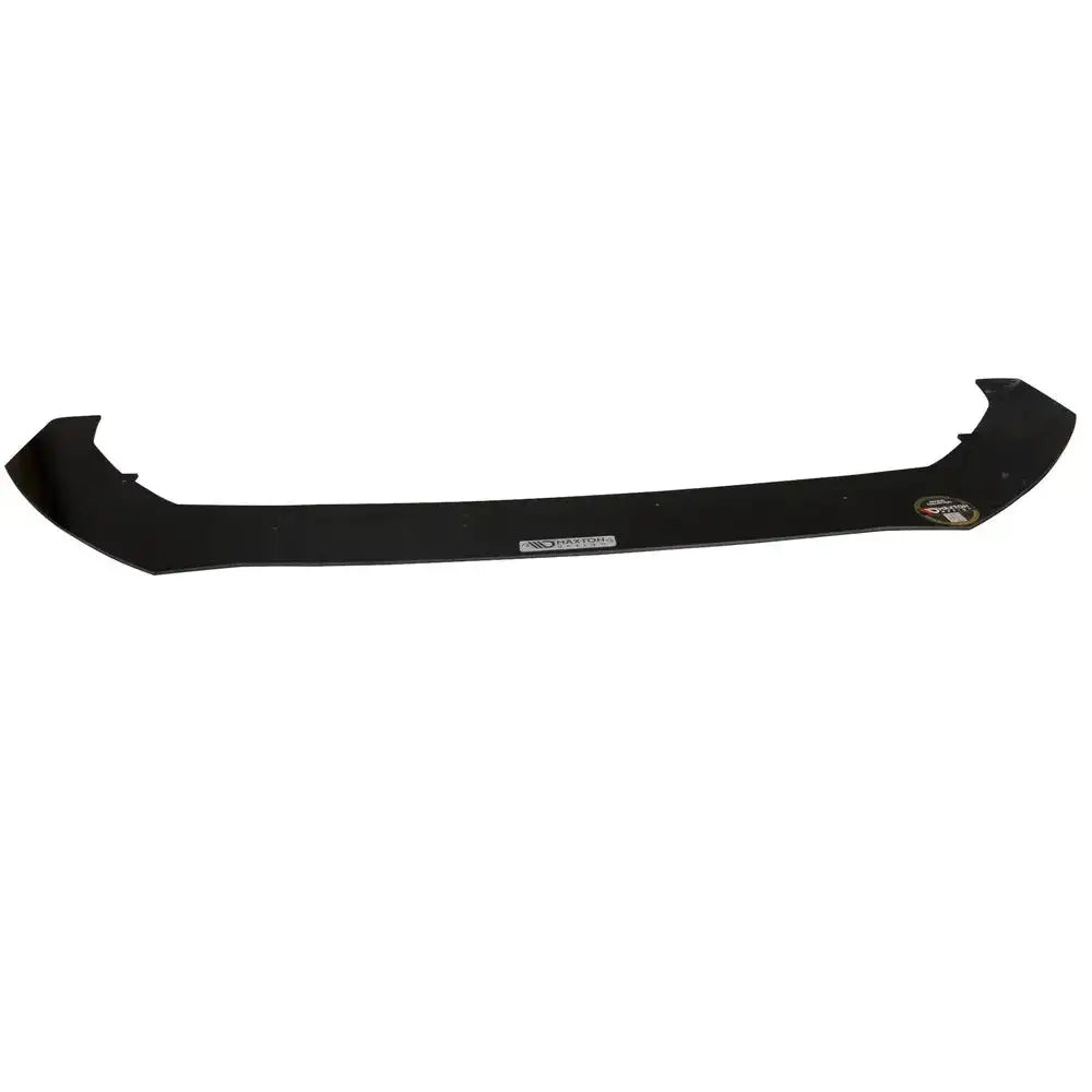 Frontleppe til Audi RS5 F5 Coupe/Sportback, svart plast med rette og skrå kanter, sett ovenfra.