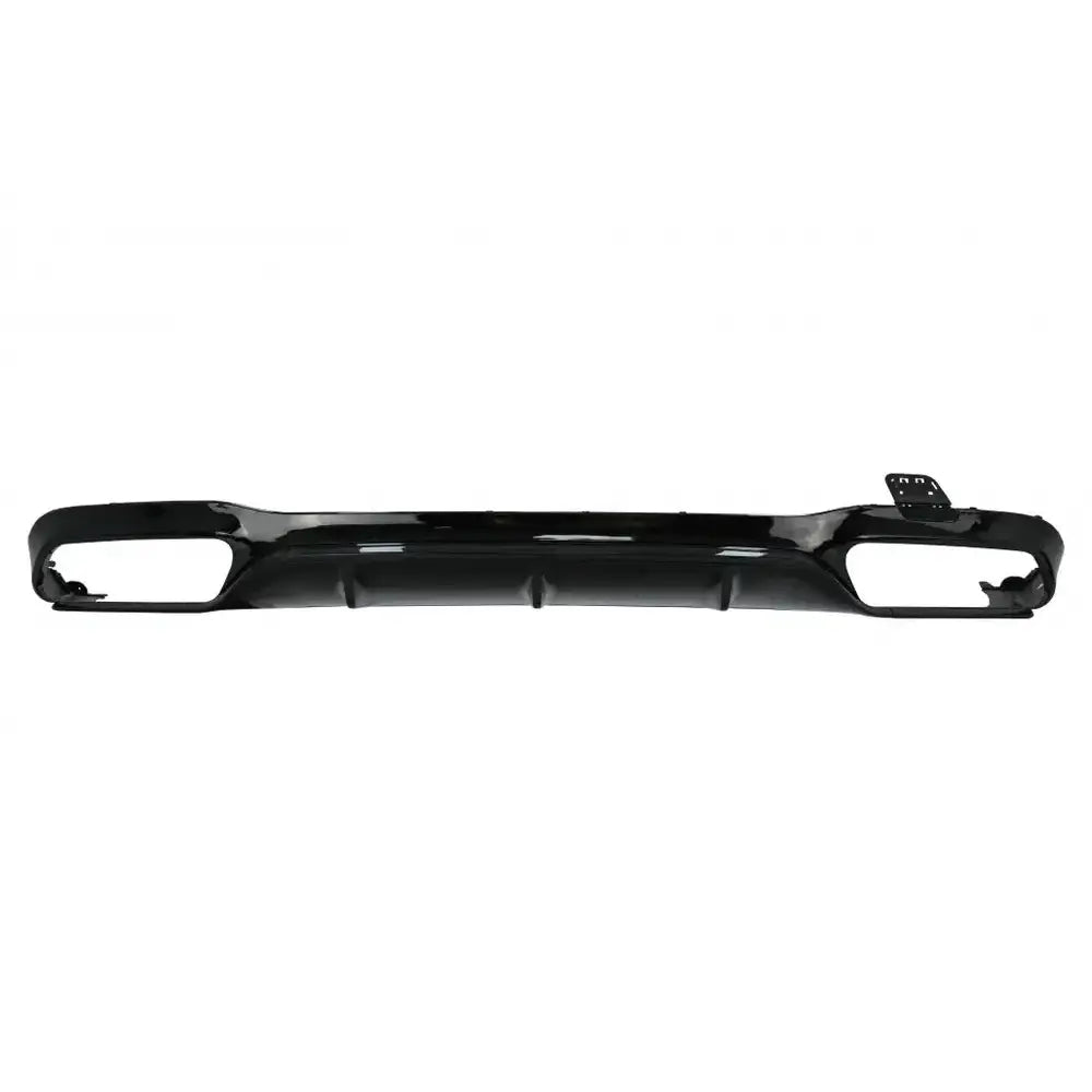 Rear Bumper Air Diffuser Black With Exhaust Muffler Tips Chrome Suitable for Mercedes E-class W213 (2016-up) E63s Design