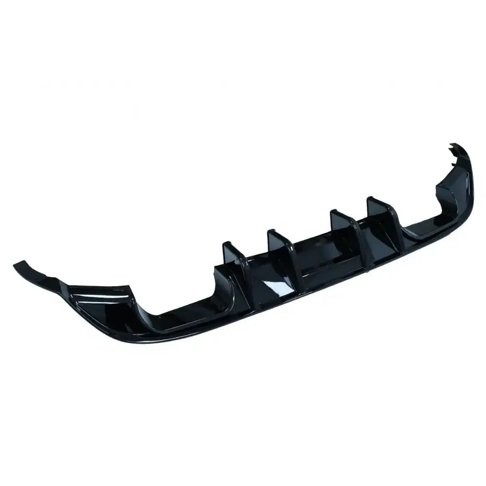 Rear Bumper Air Diffuser Suitable for Vw Golf 7.5 (2017-2019) r Look Piano Black