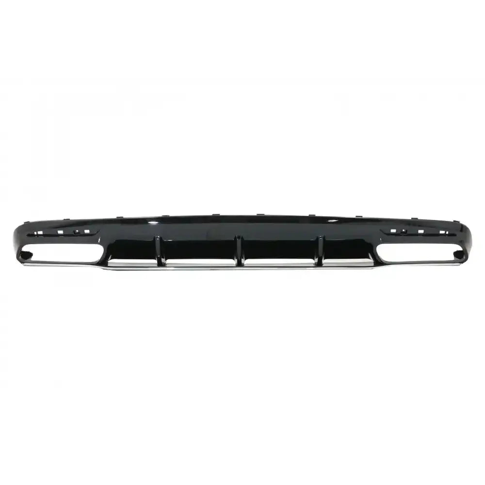Rear Bumper Air Diffuser With Chrome Muffler Tips Suitable for Mercedes S-class C217 Coupe (2014-2020) S63 Facelift