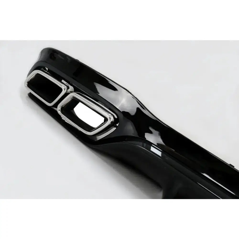 Rear Bumper Air Diffuser With Exhaust Muffler Tips Chrome Suitable for Mercedes E-class W213 (2016-up) E63 Design