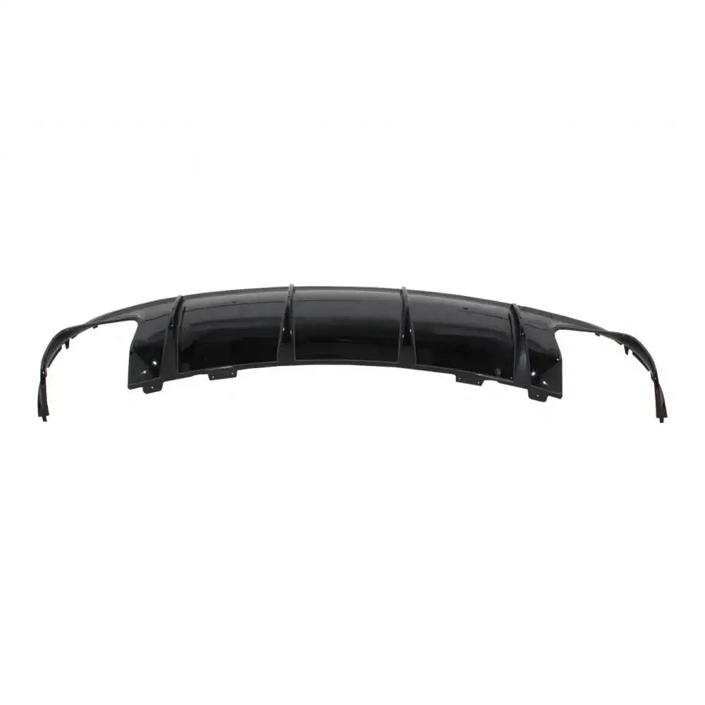 Rear Bumper Air Diffuser With Exhaust Muffler Tips Suitable for Mercedes Cla W117 X117 Shooting Brake (2013-2018)