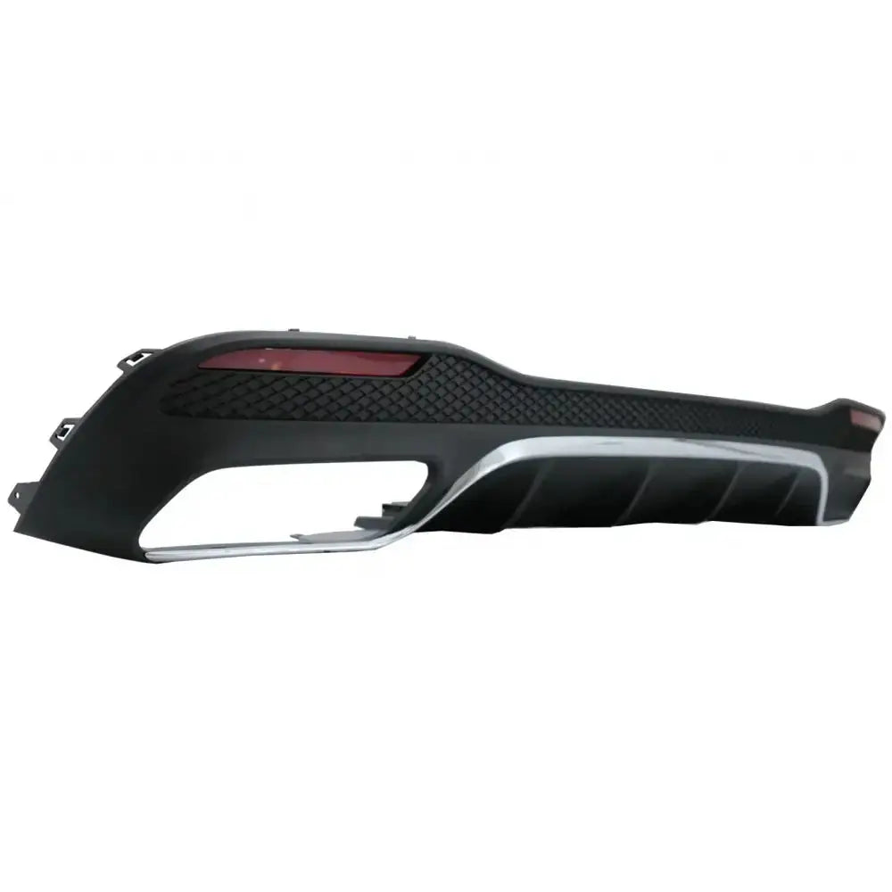 Rear Bumper Air Diffuser With Exhaust Muffler Tips Suitable for Mercedes Gle Class W166 Suv Facelift (2015-2019) Gle63