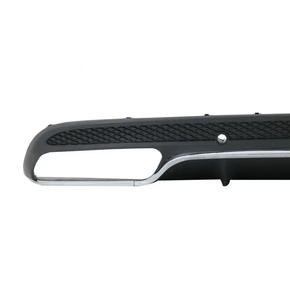 Rear Bumper Diffuser Suitable for Mercedes C-class W205 S205 (2014-2020) C63 Design With Exhaust Muffler Tips Only