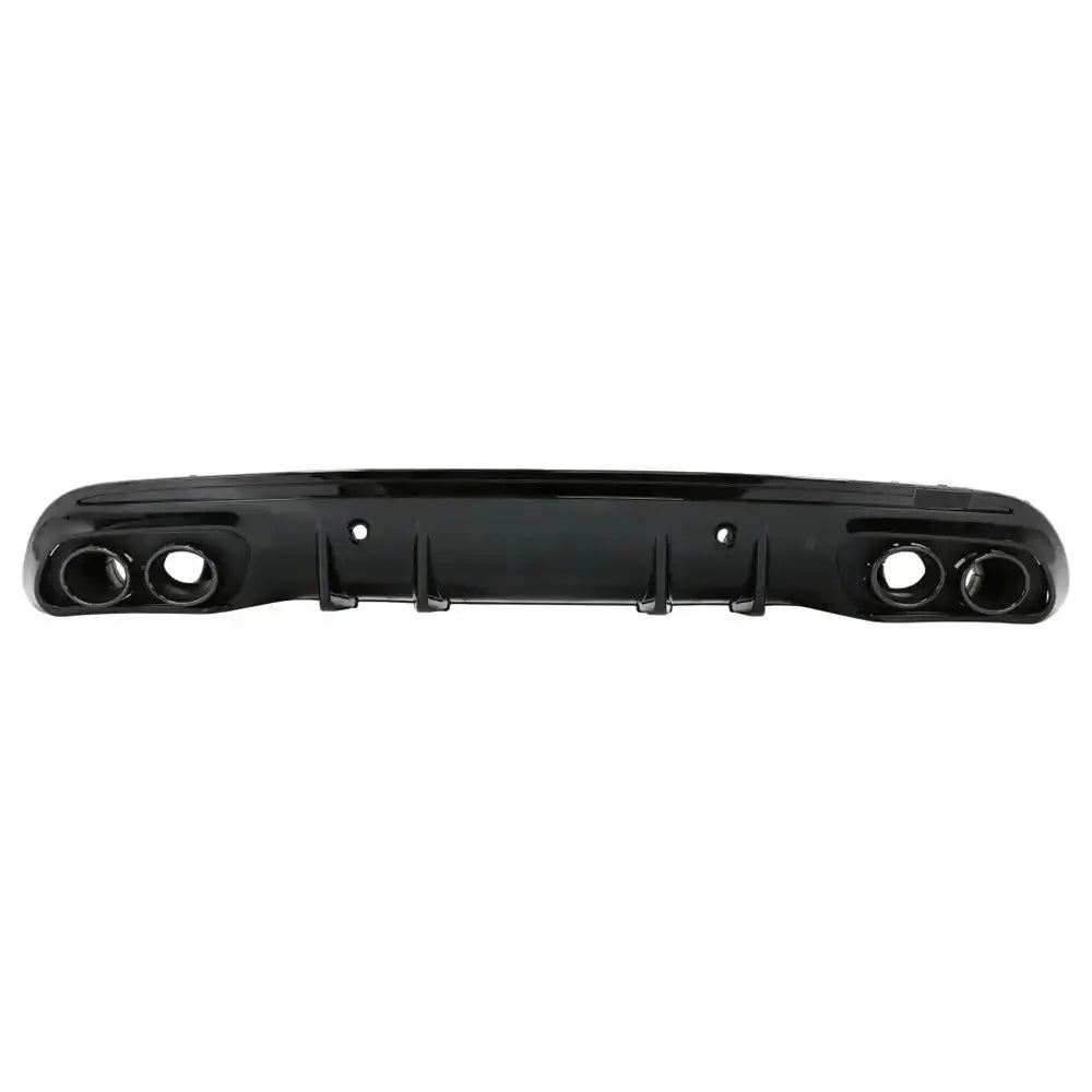 Rear Bumper Diffuser With Exhaust Muffler Tips Suitable for Mercedes C-class W205 S205 Sport Line (2014-2020) C43