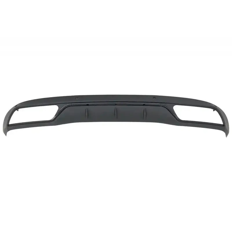 Rear Bumper Diffuser With Muffler Tips Suitable for Mercedes C-class W205 S205 (2014-2018) C63 Look Shadow Black Only