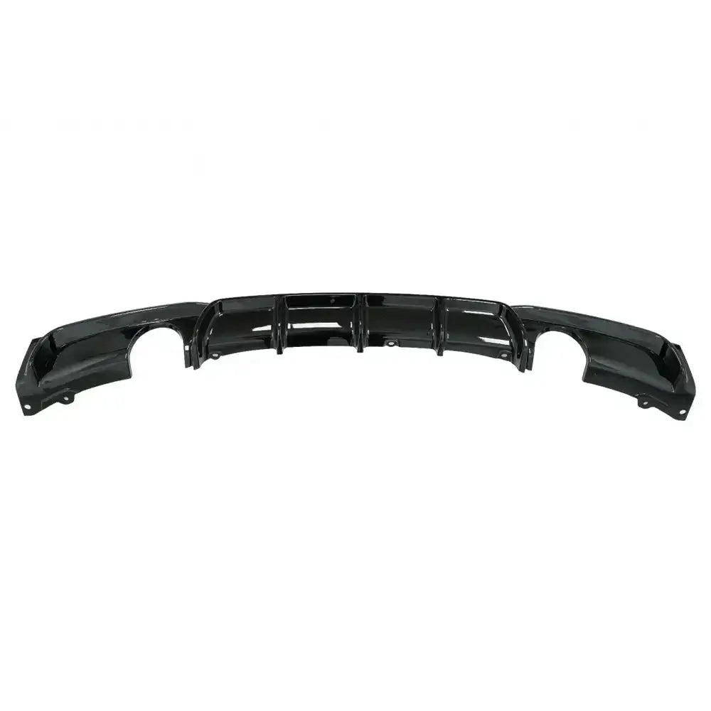 Rear Bumper Spoiler Valance Diffuser Double Outlet for Single Exhaust Suitable for Bmw 3 Series F30 F31 (2011-2019) m