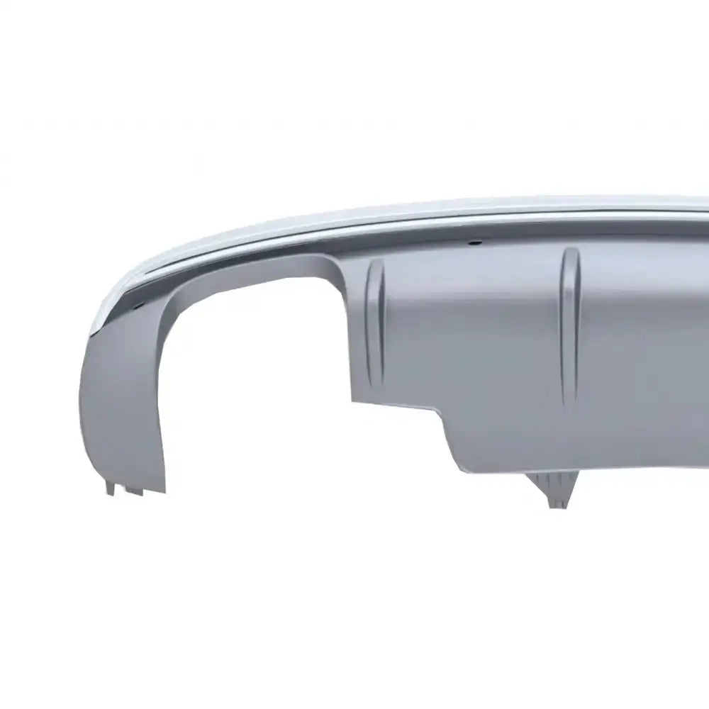 Rear Bumper Spoiler Valance Diffuser Double Outlet Suitable for Audi Q5 8r Facelift (2013-2016) S-line Bumper