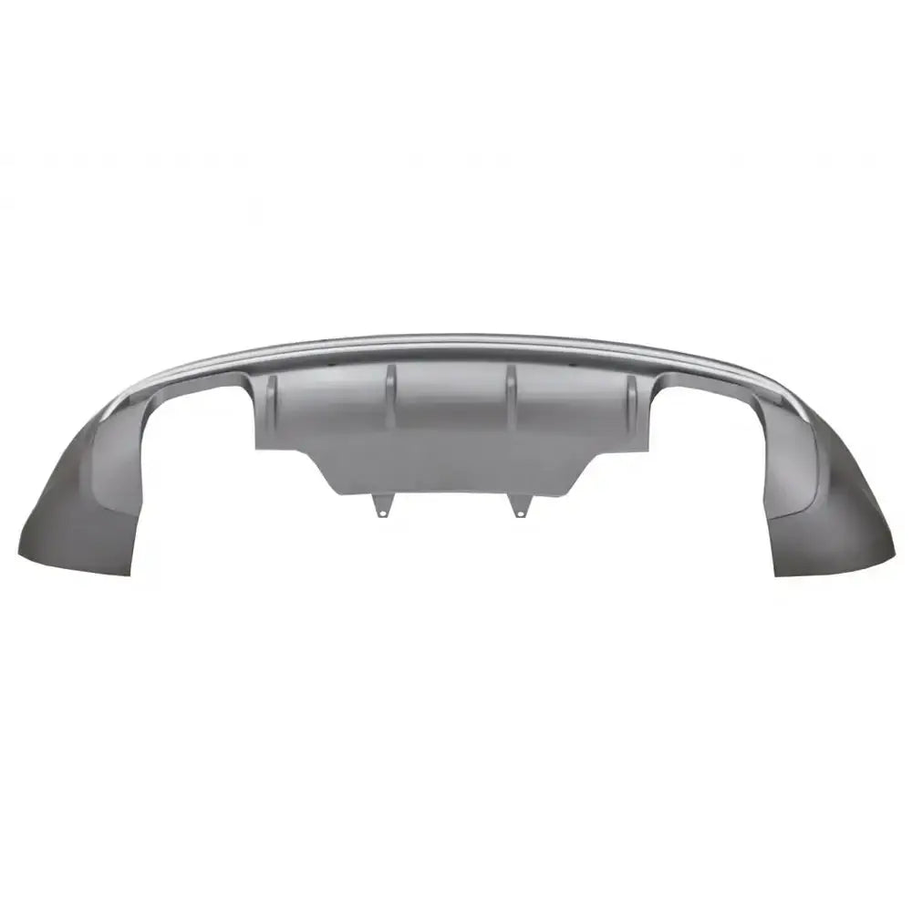 Rear Bumper Spoiler Valance Diffuser Double Outlet Suitable for Audi Q5 8r Facelift (2013-2016) Standard Bumper Se