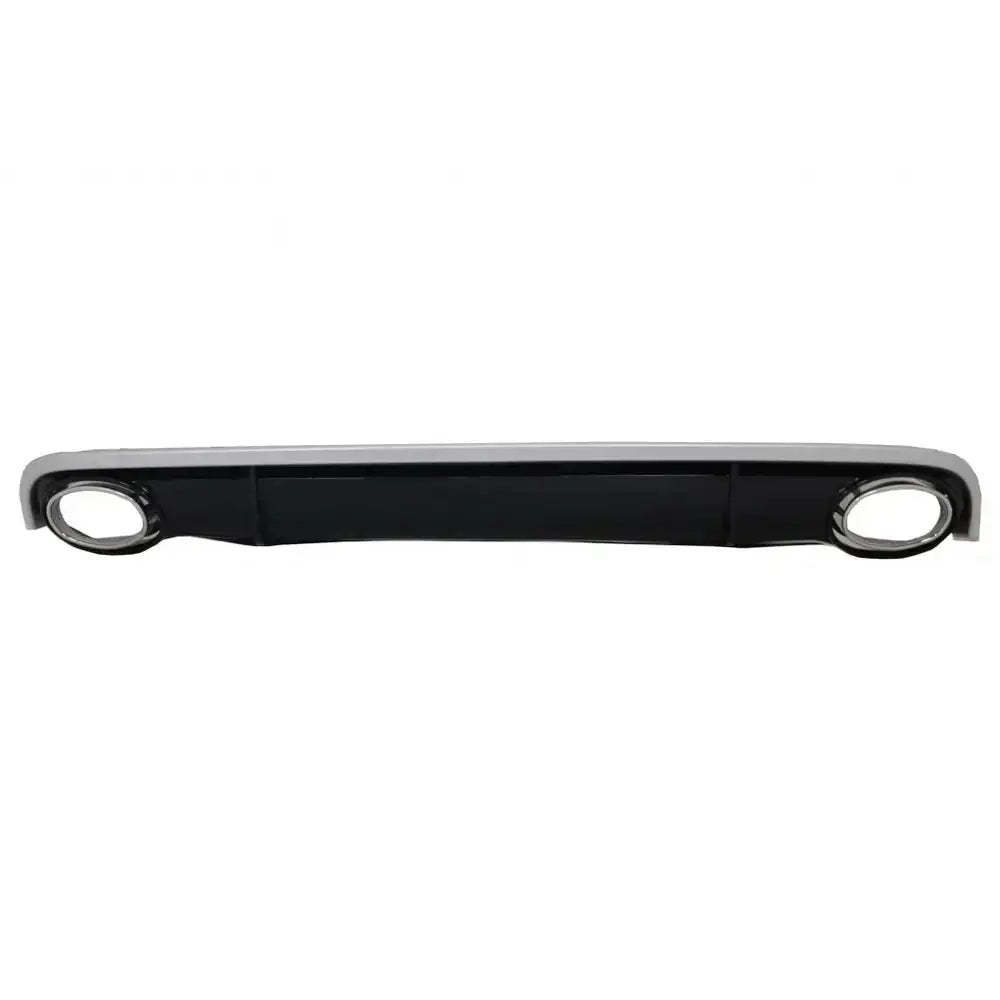 Rear Bumper Valance Air Diffuser & Exhaust Tips Suitable for Audi A7 4g (2010-2014) Rs7 Design