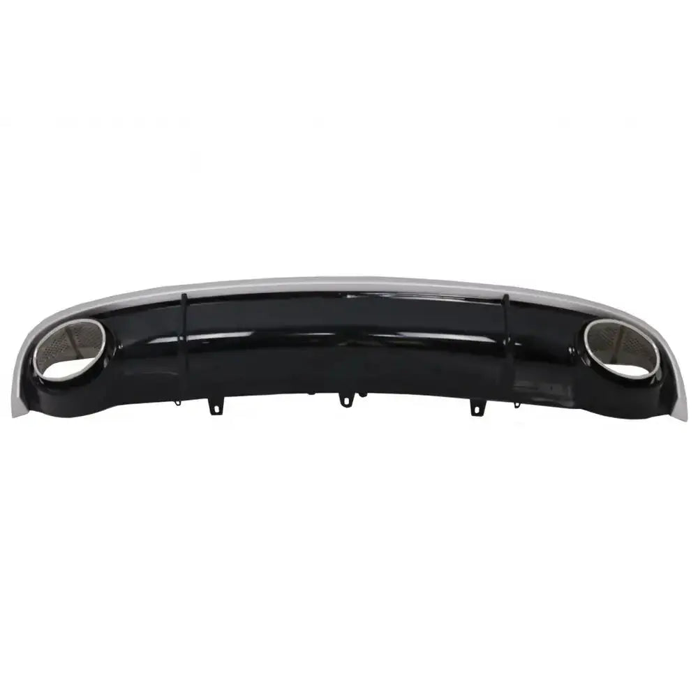 Rear Bumper Valance Air Diffuser & Exhaust Tips Suitable for Audi A7 4g (2010-2014) Rs7 Design
