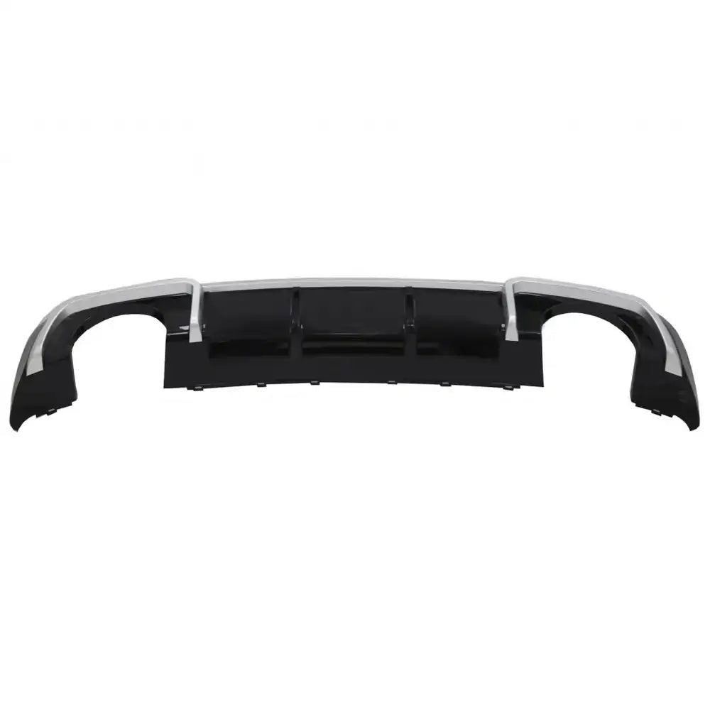 Rear Bumper Valance Diffuser & Exhaust Tips Suitable for Audi A3 8v Sline Facelift (2016-2019) Hatchback Sportback Rs3