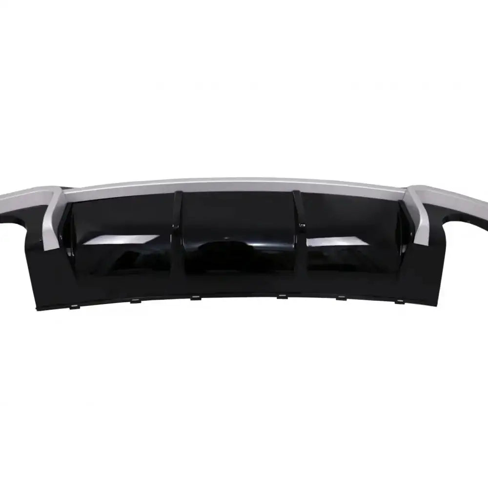 Rear Bumper Valance Diffuser & Exhaust Tips Suitable for Audi A3 8v Facelift (2016-2019) Sline Sedan Rs3 Design Only