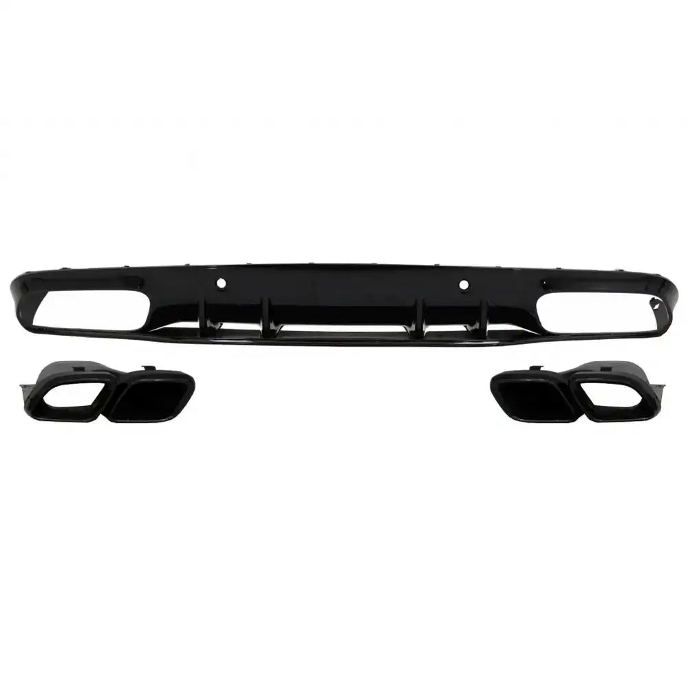 Rear Bumper Valance Diffuser Suitable for Mercedes C-class C205 A205 Coupe Cabriolet (2014-2019) Facelift C63s Design