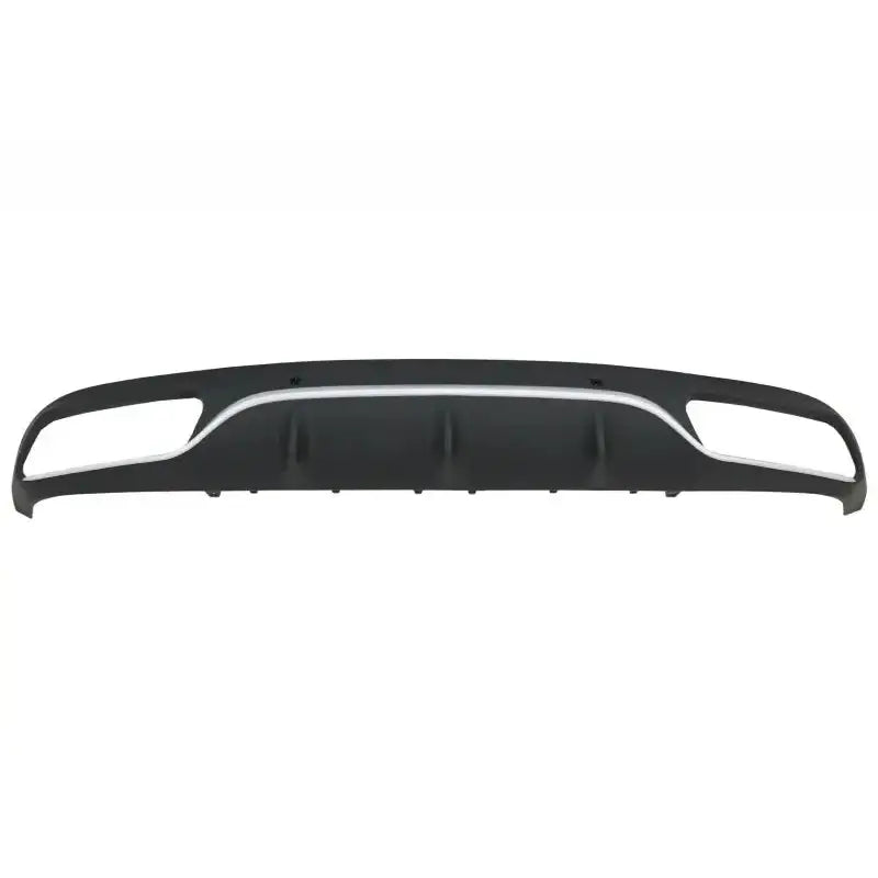 Rear Bumper Valance Diffuser With Black Exhaust Muffler Tips Suitable for Mercedes C-class C205 A205 Coupe Cabriolet