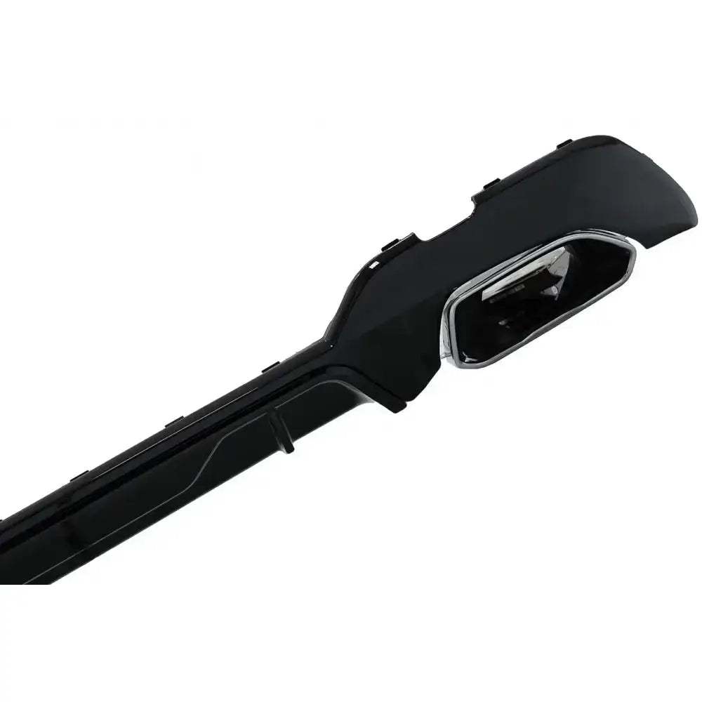 Rear Bumper Valance Diffuser With Chrome Exhaust Tips Suitable for Bmw 3 Series G20 G28 Sedan G21 Touring (2019-up)